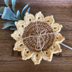 Sunflower Coaster Set